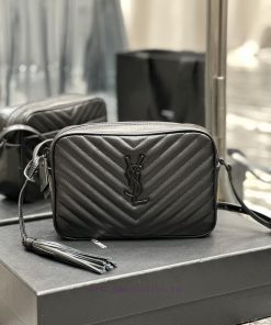 Yves Saint Laurent Bags NewLou Camera Bag - Black BuckleTop level imported Italian cowhide camera bag. Hong Kong pur k24wzrqd