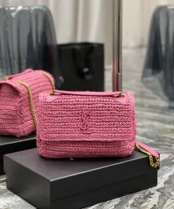 Yves Saint Laurent Bags Quick drop of woven bagsNiki woven bag to la~Full of artistic atmosphere, the Lafite grass w r2i253h1