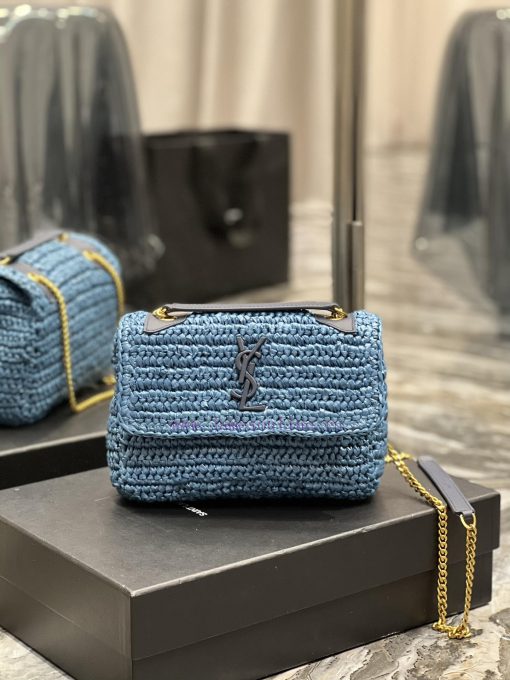 Yves Saint Laurent Bags Quick drop of woven bagsNiki woven bag to la~Full of artistic atmosphere, the Lafite grass w 97qvbaai - Image 2