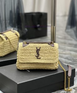 Yves Saint Laurent Bags Quick drop of woven bagsNiki woven bag to la~Full of artistic atmosphere, the Lafite grass w j4il56tn