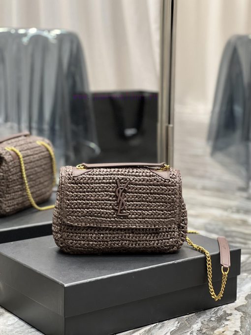 Yves Saint Laurent Bags Quick drop of woven bagsNiki woven bag to la~Full of artistic atmosphere, the Lafite grass w mgdhjcj2