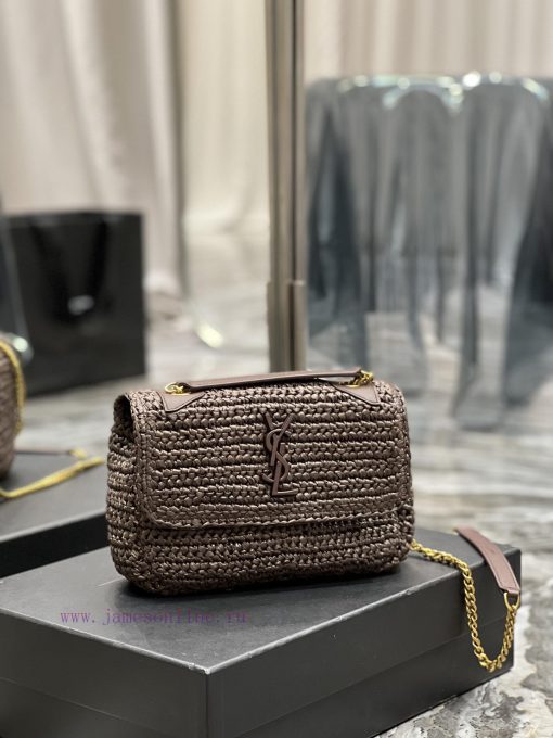 Yves Saint Laurent Bags Quick drop of woven bagsNiki woven bag to la~Full of artistic atmosphere, the Lafite grass w mgdhjcj2 - Image 3