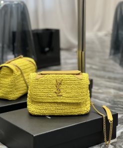 Yves Saint Laurent Bags Quick drop of woven bagsNiki woven bag to la~Full of artistic atmosphere, the Lafite grass w t0ugf4nz