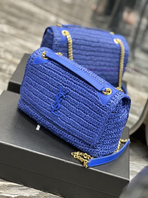 Yves Saint Laurent Bags Quick drop of woven bagsNiki woven bag to la~Full of artistic atmosphere, the Lafite grass w ysg4k8t5 - Image 4