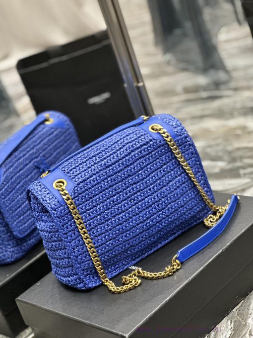 Yves Saint Laurent Bags Quick drop of woven bagsNiki woven bag to la~Full of artistic atmosphere, the Lafite grass w ysg4k8t5 - Image 7