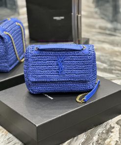 Yves Saint Laurent Bags Quick drop of woven bagsNiki woven bag to la~Full of artistic atmosphere, the Lafite grass w rcrqlitx