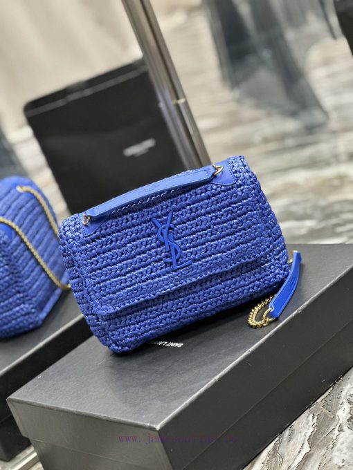 Yves Saint Laurent Bags Quick drop of woven bagsNiki woven bag to la~Full of artistic atmosphere, the Lafite grass w rcrqlitx - Image 3