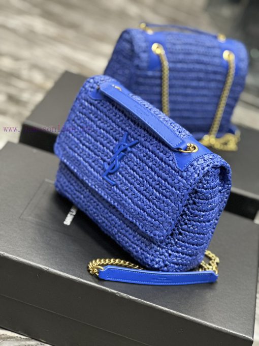 Yves Saint Laurent Bags Quick drop of woven bagsNiki woven bag to la~Full of artistic atmosphere, the Lafite grass w rcrqlitx - Image 4
