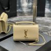 Yves Saint Laurent Bags 𝑺𝒖𝒏𝒔𝒆𝒕 𝑾𝒐𝒄 Apricot colored gold buckle toothpick pattern_Here comes the new sunset bag with z0rz65dv