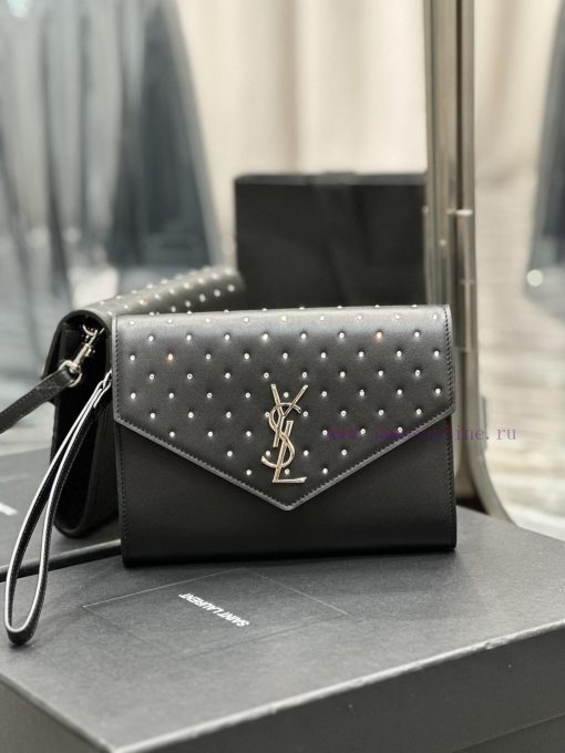Yves Saint Laurent Bags NEW new color_MONOGRAM Black plain cowhide hot stamping processEquipped with a detachable wr 9dcy2txe - Image 2