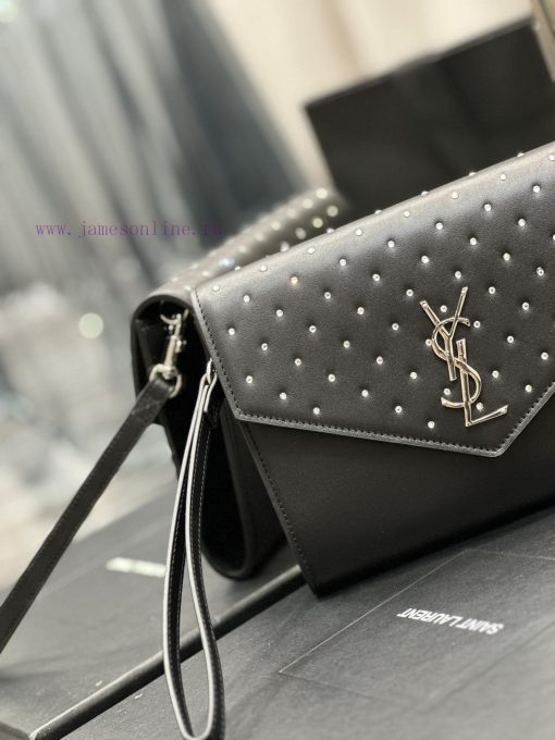 Yves Saint Laurent Bags NEW new color_MONOGRAM Black plain cowhide hot stamping processEquipped with a detachable wr 9dcy2txe - Image 5