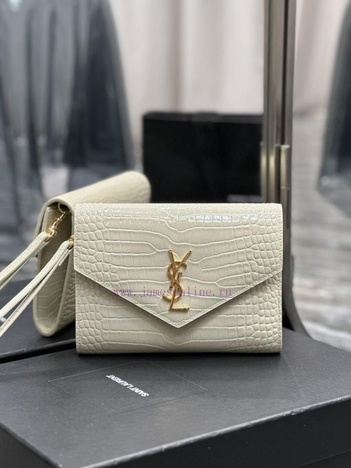 Yves Saint Laurent Bags NEW new colorMONOGRAM Crocodile Pattern HandbagEquipped with a detachable wrist strap, high- 2kwzjmu9 - Image 2