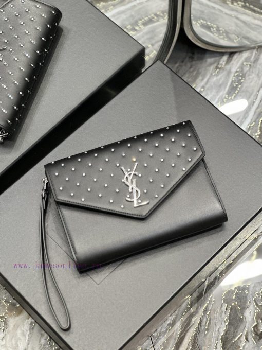 Yves Saint Laurent Bags NEW new color_MONOGRAM Black plain cowhide hot stamping processEquipped with a detachable wr 9dcy2txe - Image 6