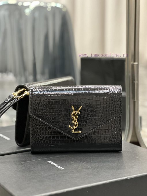 Yves Saint Laurent Bags NEW new colorMONOGRAM Crocodile Pattern HandbagEquipped with a detachable wrist strap, high- r9drx7rq - Image 2