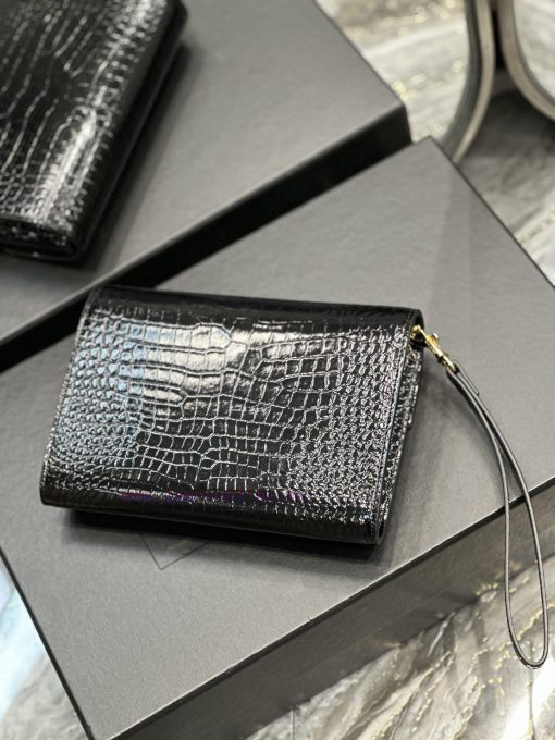 Yves Saint Laurent Bags NEW new colorMONOGRAM Crocodile Pattern HandbagEquipped with a detachable wrist strap, high- r9drx7rq - Image 10