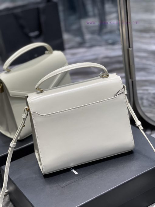 Yves Saint Laurent Bags 𝑪𝑨𝑺𝑺𝑨𝑵𝑫𝑹𝑨 _ Fine grained briefcaseImported Italian cowhide, soft and natural smooth cowhide, 46230u6k - Image 10