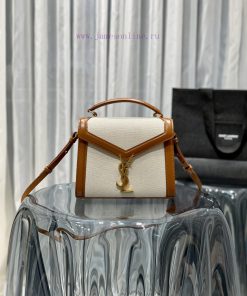 Yves Saint Laurent Bags MINI-CASSANDRA has arrived with a linen bag paired with a top layer cowhide briefcase. The s lcoiixgb
