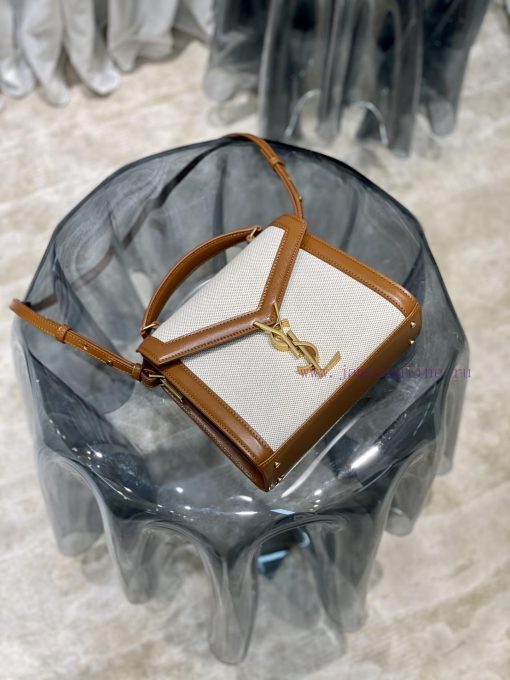 Yves Saint Laurent Bags MINI-CASSANDRA has arrived with a linen bag paired with a top layer cowhide briefcase. The s lcoiixgb - Image 8
