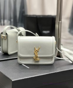 Yves Saint Laurent Bags 𝑺𝑶𝑳𝑭𝑬𝑹𝑰𝑵𝑶 𝑩𝑶𝑿 Light green gold buckle_19cmMust be popular, it conquered the entire fashion c ymfq18rg