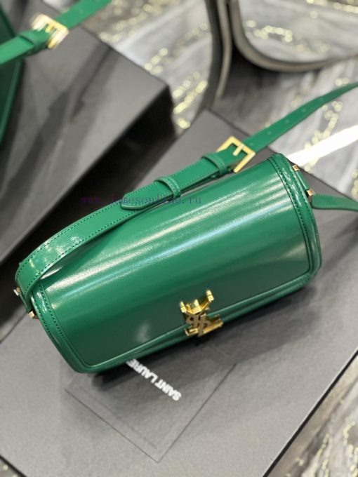 Yves Saint Laurent Bags 𝑺𝑶𝑳𝑭𝑬𝑹𝑰𝑵𝑶 𝑩𝑶𝑿 Green and gold buckle_23cmMust be popular, it conquered the entire fashion cir qw57u3jv - Image 6