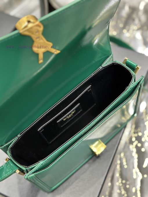 Yves Saint Laurent Bags 𝑺𝑶𝑳𝑭𝑬𝑹𝑰𝑵𝑶 𝑩𝑶𝑿 Green and gold buckle_23cmMust be popular, it conquered the entire fashion cir qw57u3jv - Image 10
