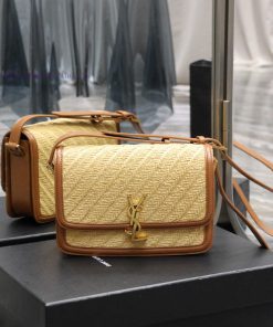 Yves Saint Laurent Bags 𝑺𝑶𝑳𝑭𝑬𝑹𝑰𝑵𝑶 𝑩𝑶𝑿 Turquoise cowhide woven with 2cmMust be popular, it conquered the entire fashi wb06dqr1