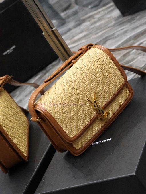 Yves Saint Laurent Bags 𝑺𝑶𝑳𝑭𝑬𝑹𝑰𝑵𝑶 𝑩𝑶𝑿 Turquoise cowhide woven with 2cmMust be popular, it conquered the entire fashi wb06dqr1 - Image 3