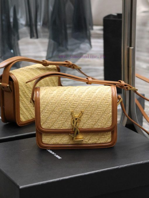 Yves Saint Laurent Bags 𝑺𝑶𝑳𝑭𝑬𝑹𝑰𝑵𝑶 𝑩𝑶𝑿 Turquoise cowhide woven with a thickness of 19cmMust be popular, it conquered s6p8xsgd
