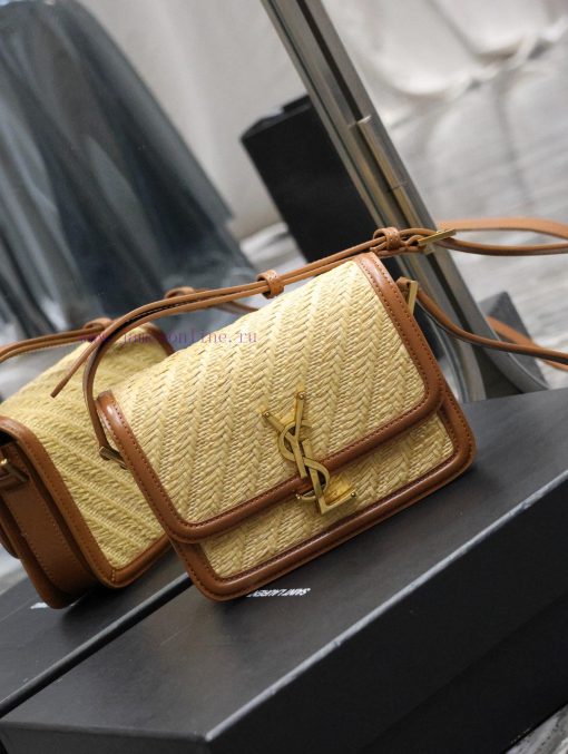 Yves Saint Laurent Bags 𝑺𝑶𝑳𝑭𝑬𝑹𝑰𝑵𝑶 𝑩𝑶𝑿 Turquoise cowhide woven with a thickness of 19cmMust be popular, it conquered s6p8xsgd - Image 3