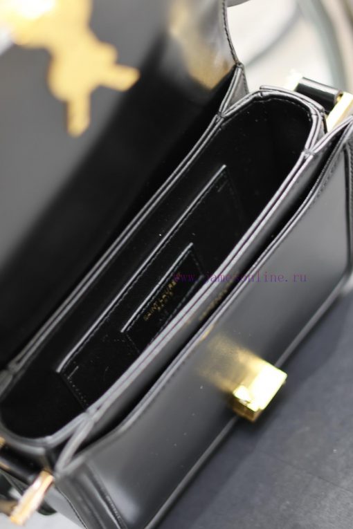 Yves Saint Laurent Bags 𝑺𝑶𝑳𝑭𝑬𝑹𝑰𝑵𝑶 𝑩𝑶𝑿 Black woven gold buckle_19cmMust be popular, it conquered the entire fashion c q9akd6rb - Image 10