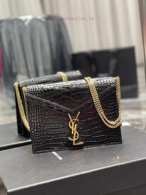 Yves Saint Laurent Bags 𝑪𝑨𝑺𝑺𝑨𝑵𝑫𝑹𝑨 _ Crocodile patterned cowhideThe latest synchronized CASSANDRA Italian imported cr rbeqi8lr