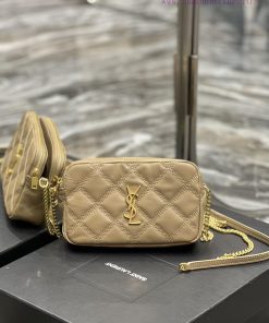 Yves Saint Laurent Bags The latest BECKY diamond stitched double zipper clutch is made of delicate original sheepski 9lmmwy7a