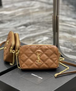 Yves Saint Laurent Bags The latest BECKY diamond stitched double zipper clutch is made of delicate original sheepski dfbpvwmv