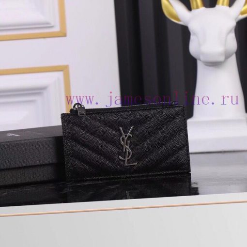 Yves Saint Laurent Bags New Saint Laurent Card Bag Authentic Development [Rose] [Rose] Imported Small Particle Leath 9t5ezkzb