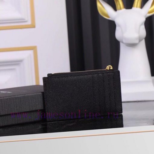 Yves Saint Laurent Bags New Saint Laurent Card Bag Authentic Development [Rose] [Rose] Imported Small Particle Leath dmjfk3yf - Image 3