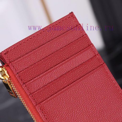 Yves Saint Laurent Bags New Saint Laurent Card Bag Authentic Development [Rose] [Rose] Imported Small Particle Leath 8oy0byg8 - Image 9