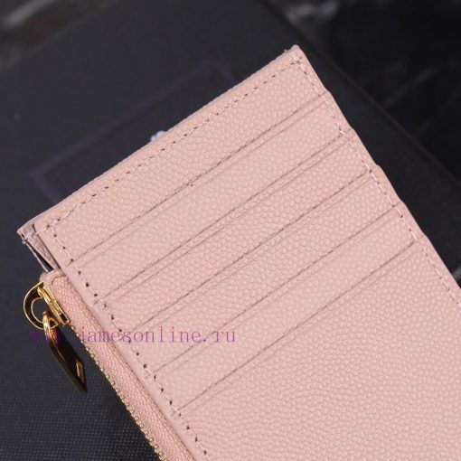 Yves Saint Laurent Bags New Saint Laurent Card Bag Authentic Development [Rose] [Rose] Imported Small Particle Leath n3jgeptu - Image 9