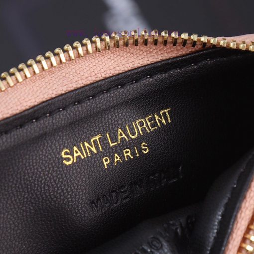 Yves Saint Laurent Bags New Saint Laurent Card Bag Authentic Development [Rose] [Rose] Imported Small Particle Leath n3jgeptu - Image 10