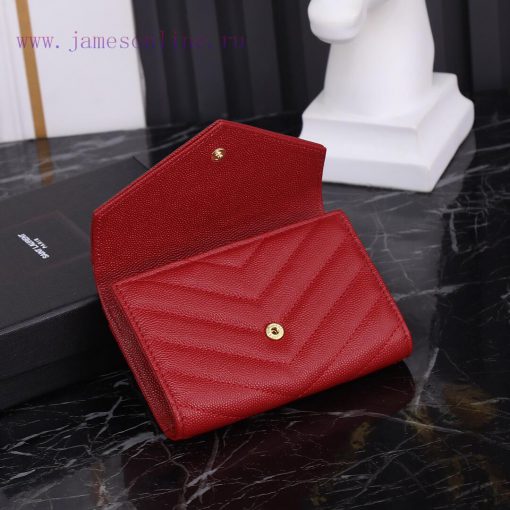 Yves Saint Laurent Bags SLoro Piana two fold short clip wallet card bag, original development, imported calf leather 8oj9r3jl - Image 6