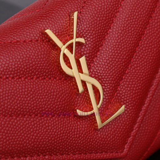 Yves Saint Laurent Bags SLoro Piana two fold short clip wallet card bag, original development, imported calf leather 8oj9r3jl - Image 8