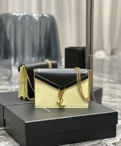 Yves Saint Laurent Bags NEW Black Rice Collar Gold Buckle_CASSANDRA_The latest synchronized CASSANDRA bag is made of l8faa2wz