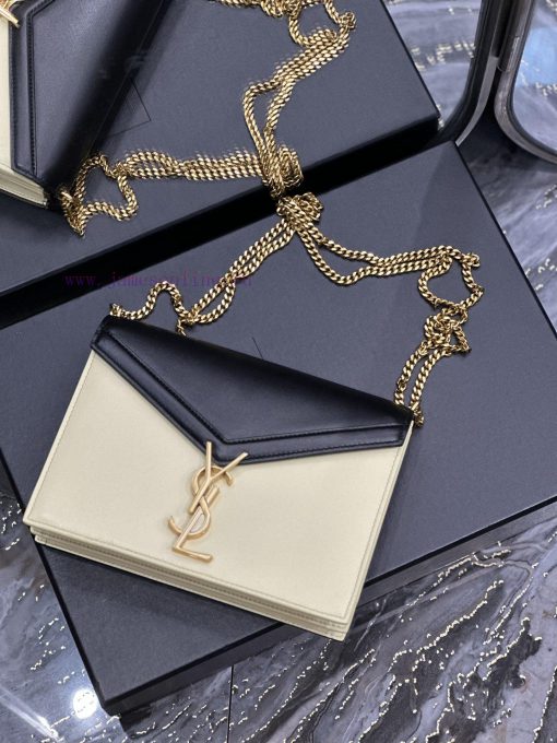 Yves Saint Laurent Bags NEW Black Rice Collar Gold Buckle_CASSANDRA_The latest synchronized CASSANDRA bag is made of l8faa2wz - Image 8