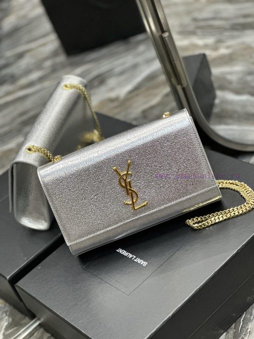 Yves Saint Laurent Bags Eternal Classic - Silver Diamond Pattern Gold BuckleKATE is definitely an eternal classic of r6p1wnpw - Image 3