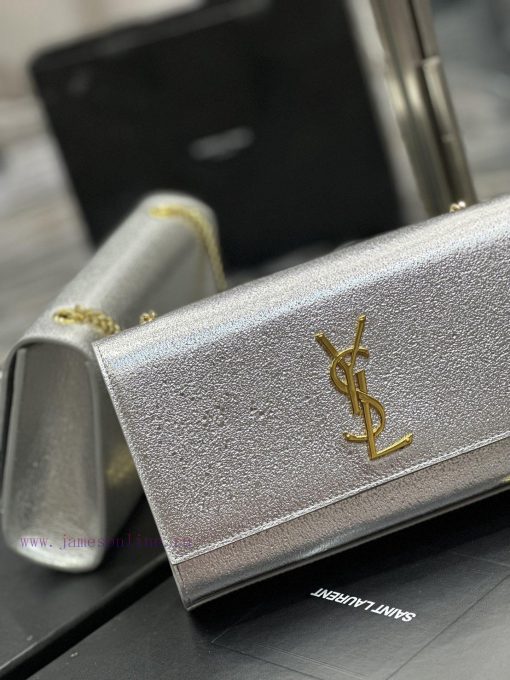 Yves Saint Laurent Bags Eternal Classic - Silver Diamond Pattern Gold BuckleKATE is definitely an eternal classic of r6p1wnpw - Image 5