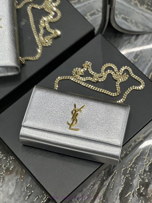 Yves Saint Laurent Bags Eternal Classic - Silver Diamond Pattern Gold BuckleKATE is definitely an eternal classic of r6p1wnpw - Image 8