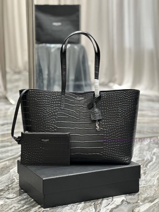 Yves Saint Laurent Bags Shopping tote bag_Shopping bagA very minimalist and cool style series, imported crocodile pa j6oysplh