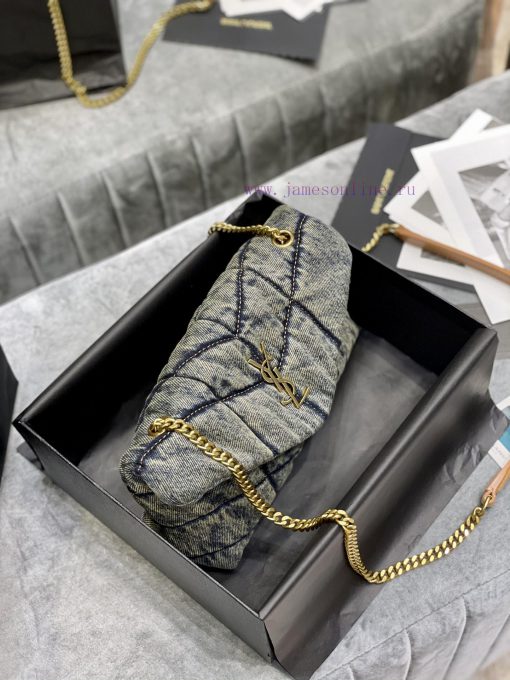 Yves Saint Laurent Bags Loulou Puffer hung up _ 23cmDon't be fooled by this series of denim bags. They have a high a cgx2vqni - Image 4