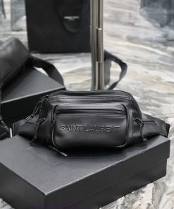 Yves Saint Laurent Bags Full leather waist bagThe Italian imported cowhide material is lightweight and fashionable, uiyar0a8