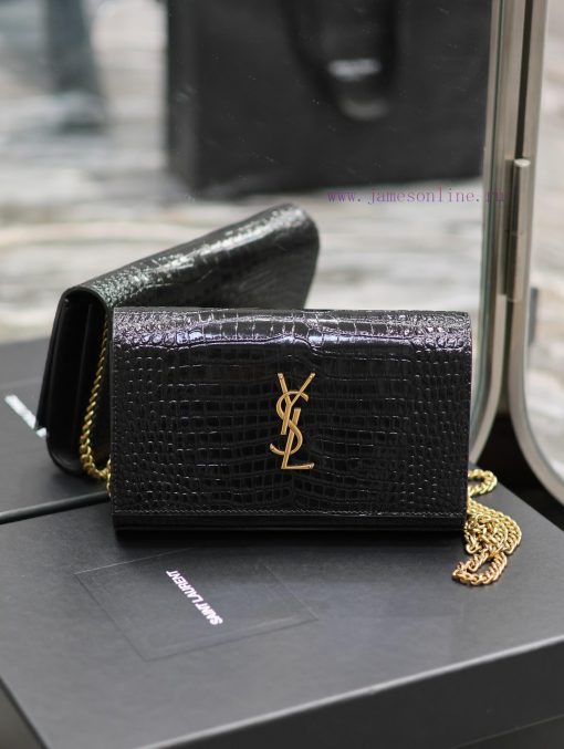 Yves Saint Laurent Bags CASSANDRE Chain PackA super practical small bag made of Italian imported original crocodile l509j2s4 - Image 2