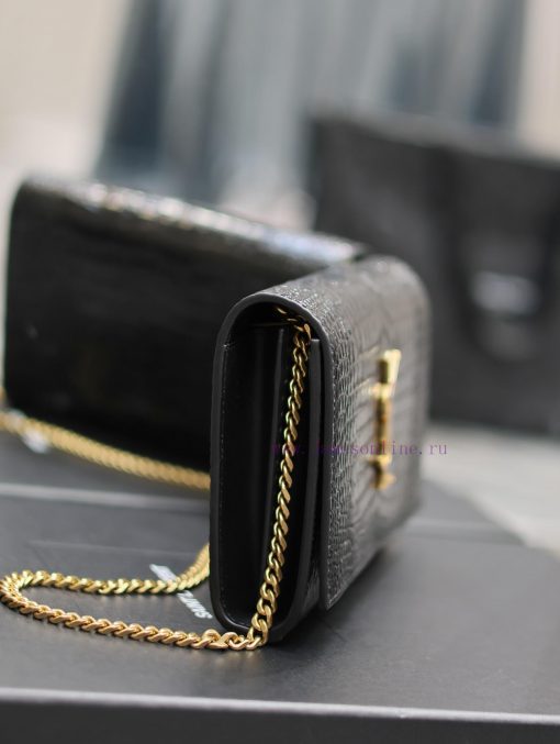 Yves Saint Laurent Bags CASSANDRE Chain PackA super practical small bag made of Italian imported original crocodile l509j2s4 - Image 6